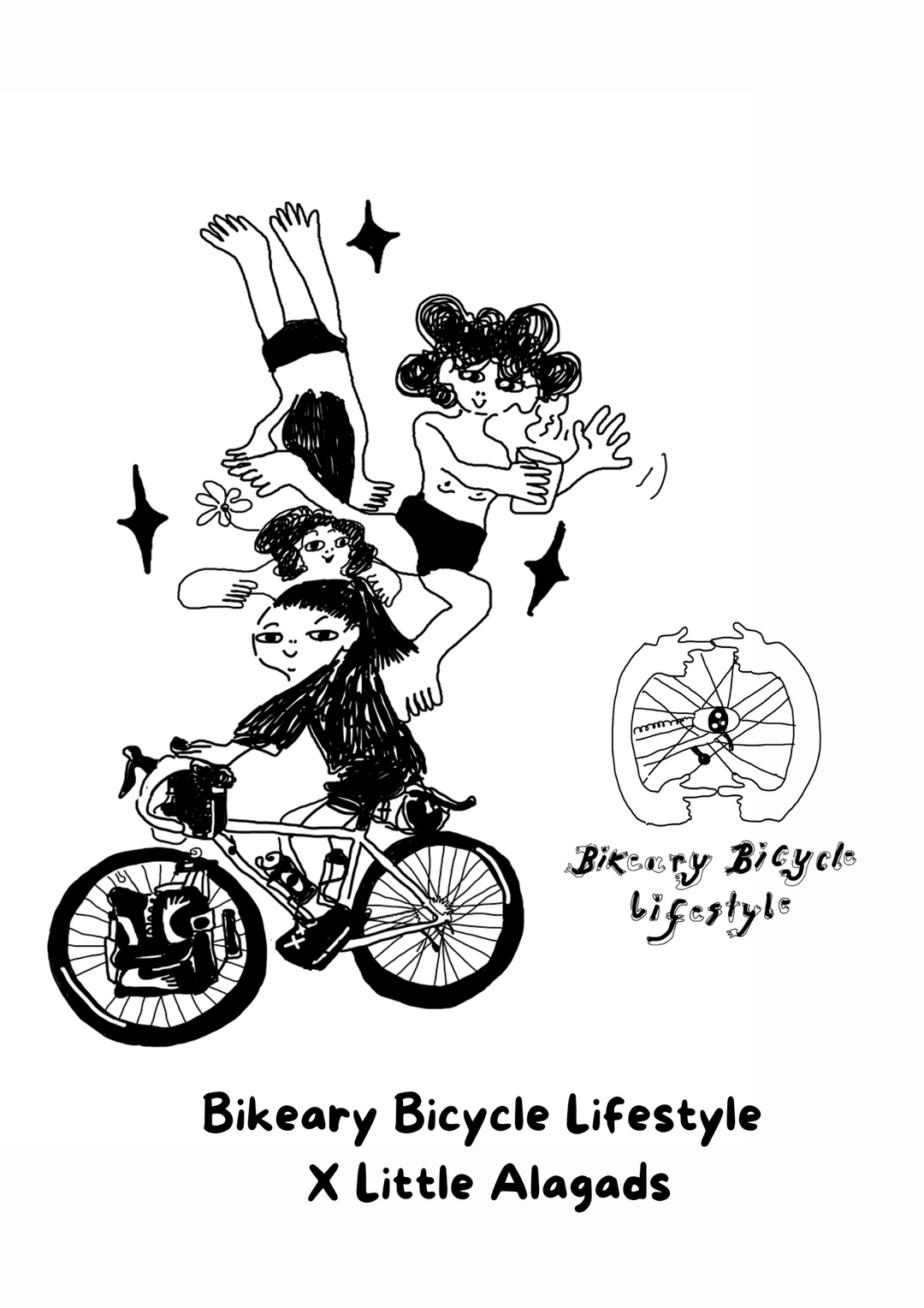 Little Alagads X Bikeary Cotton Shirt - Adult