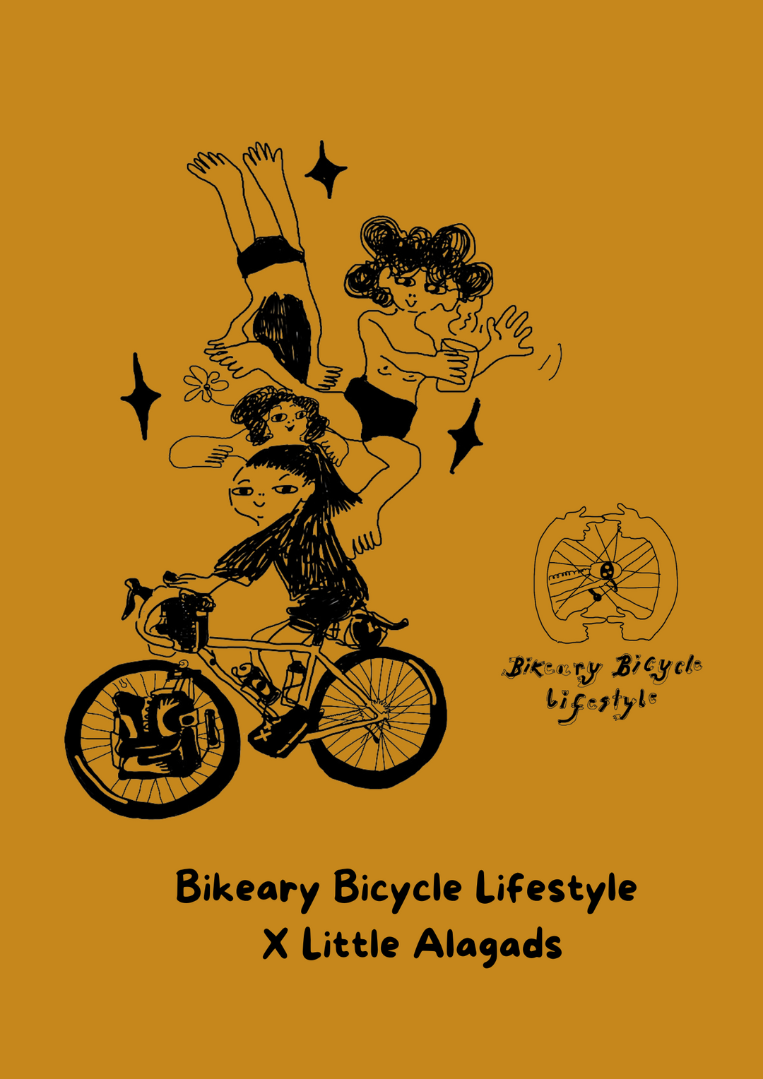 Little Alagads X Bikeary Cotton Shirt - Adult