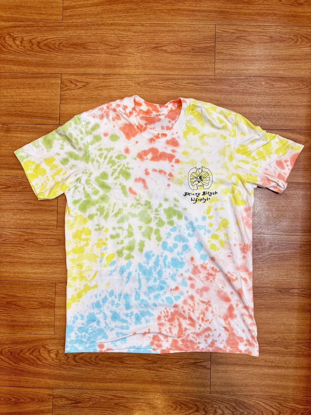 Little Alagads X Bikeary Tie Dye Cotton Shirt