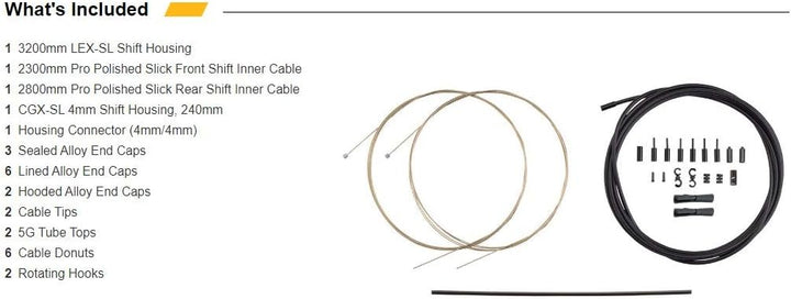 Jagwire Pro Shift Cable Kit (1x/2x)
