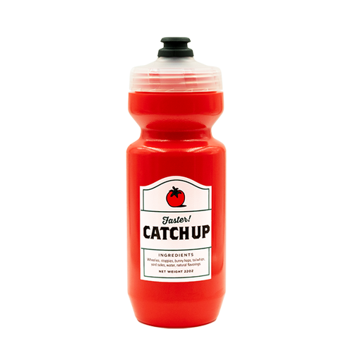 SPURCYCLE Catch Up! Must Hard! Relish! Water Bottles