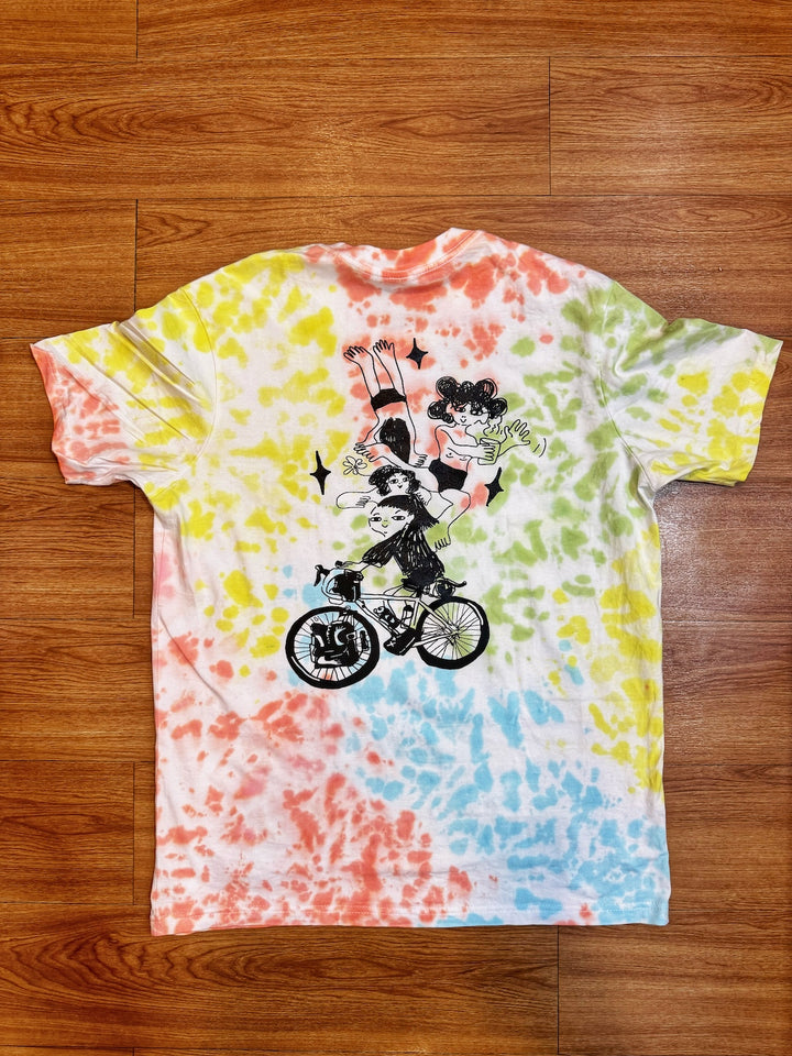 Little Alagads X Bikeary Tie Dye Cotton Shirt