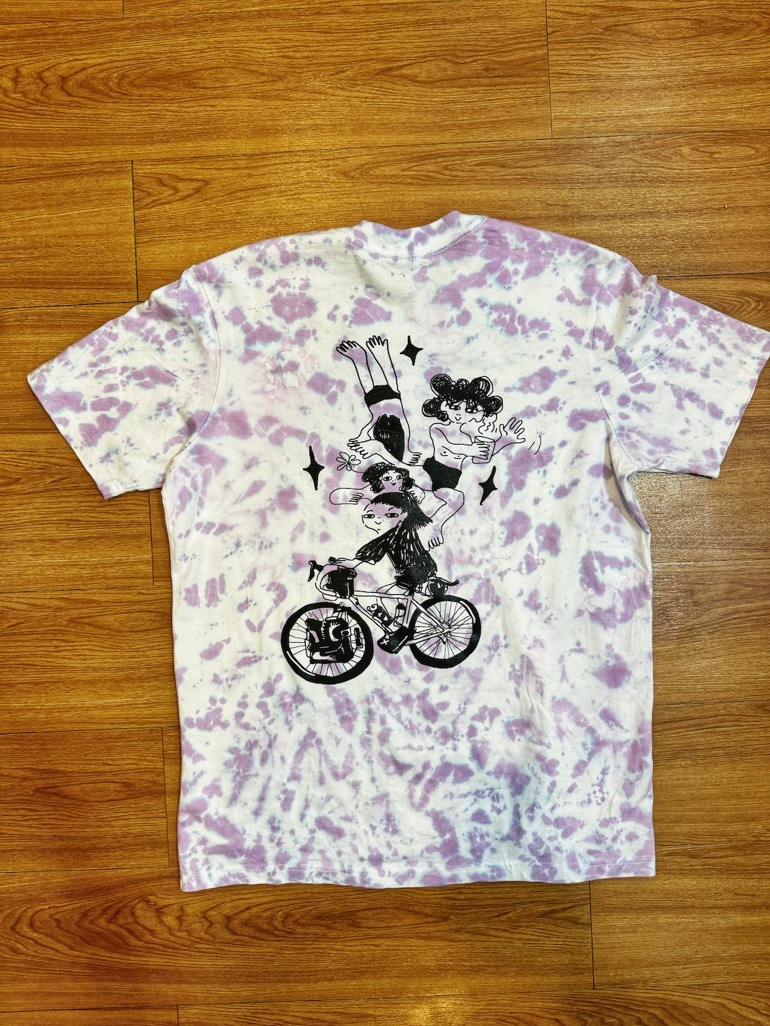 Little Alagads X Bikeary Tie Dye Cotton Shirt