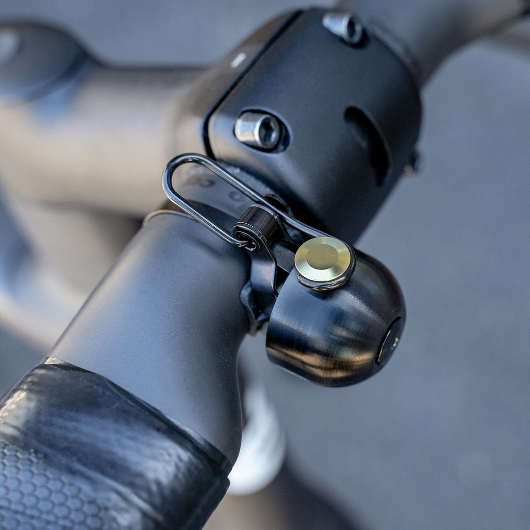 SPURCYCLE Original Bell - Black+Gold