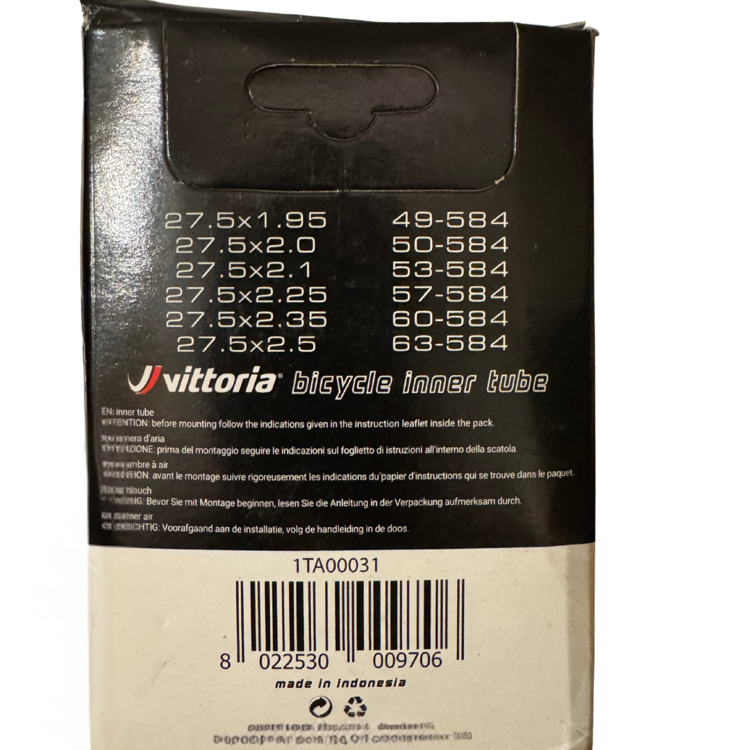 Vittoria Inner Tube 27.5 x 1.9/2.5 Schrader/Presta