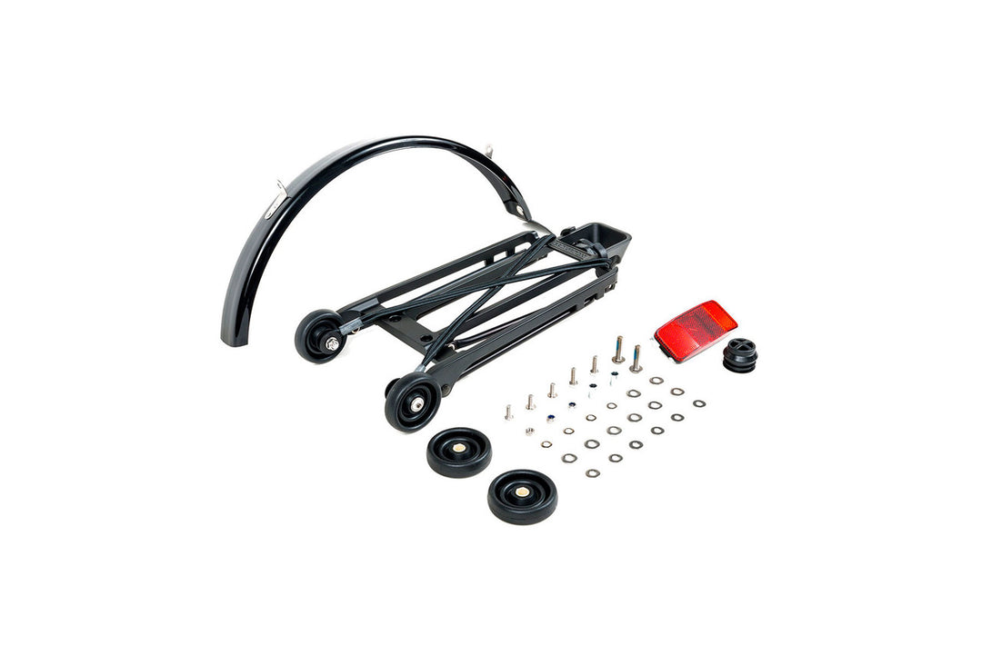 Brompton Rack Set Complete Incl 4 Rollers + Mudguard - 6mm holes