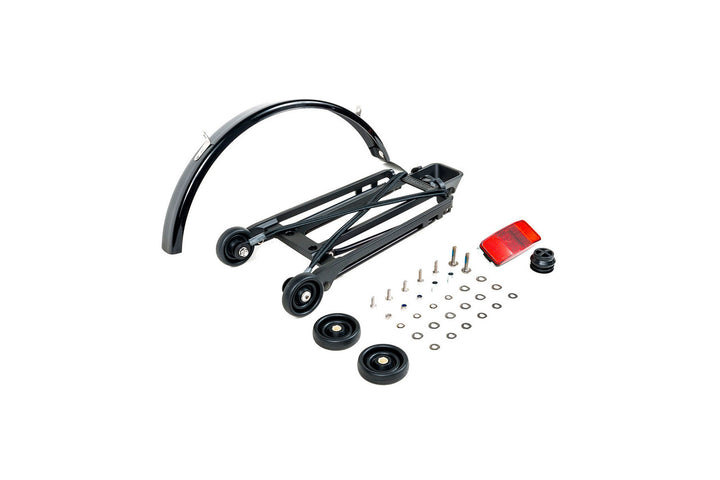Brompton Rack Set Complete Incl 4 Rollers + Mudguard - 6mm holes