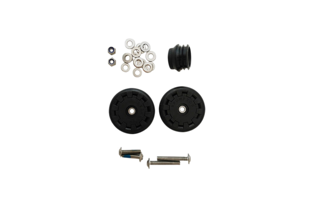 Brompton Eazy Wheel Rollers with Fittings 6mm holes