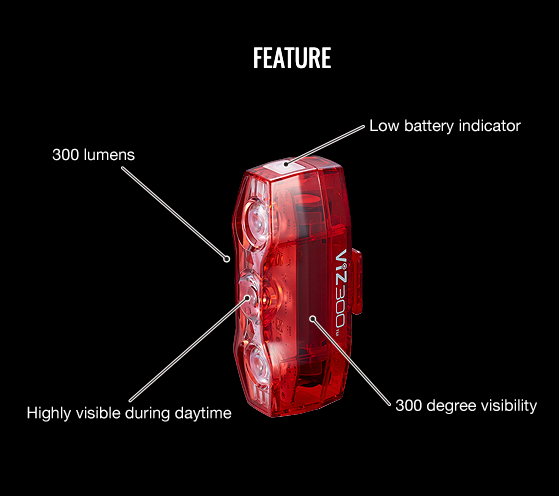 Cateye Rear Light - ViZ300