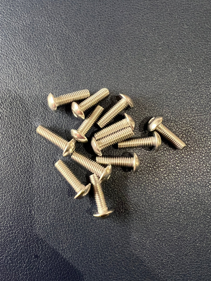 Allen M5 Bottle Cage Bolts, Stainless by pair
