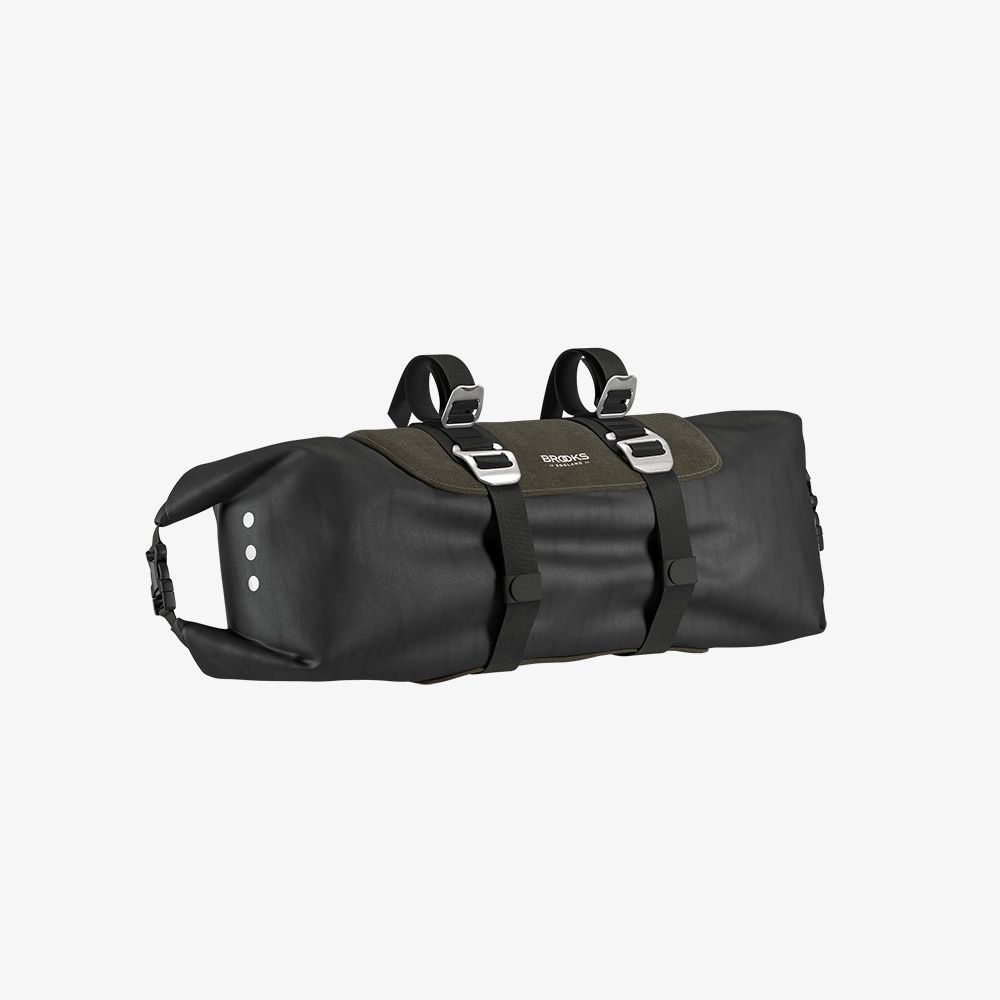 Brooks Scape Handlebar Roll Pack - Mud Green