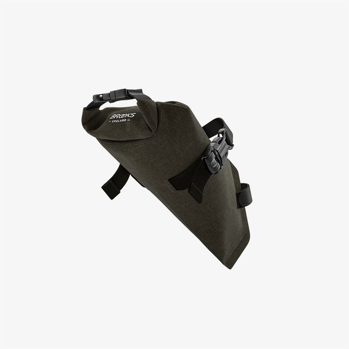 Brooks Saddle Roll Bag - Mud Green