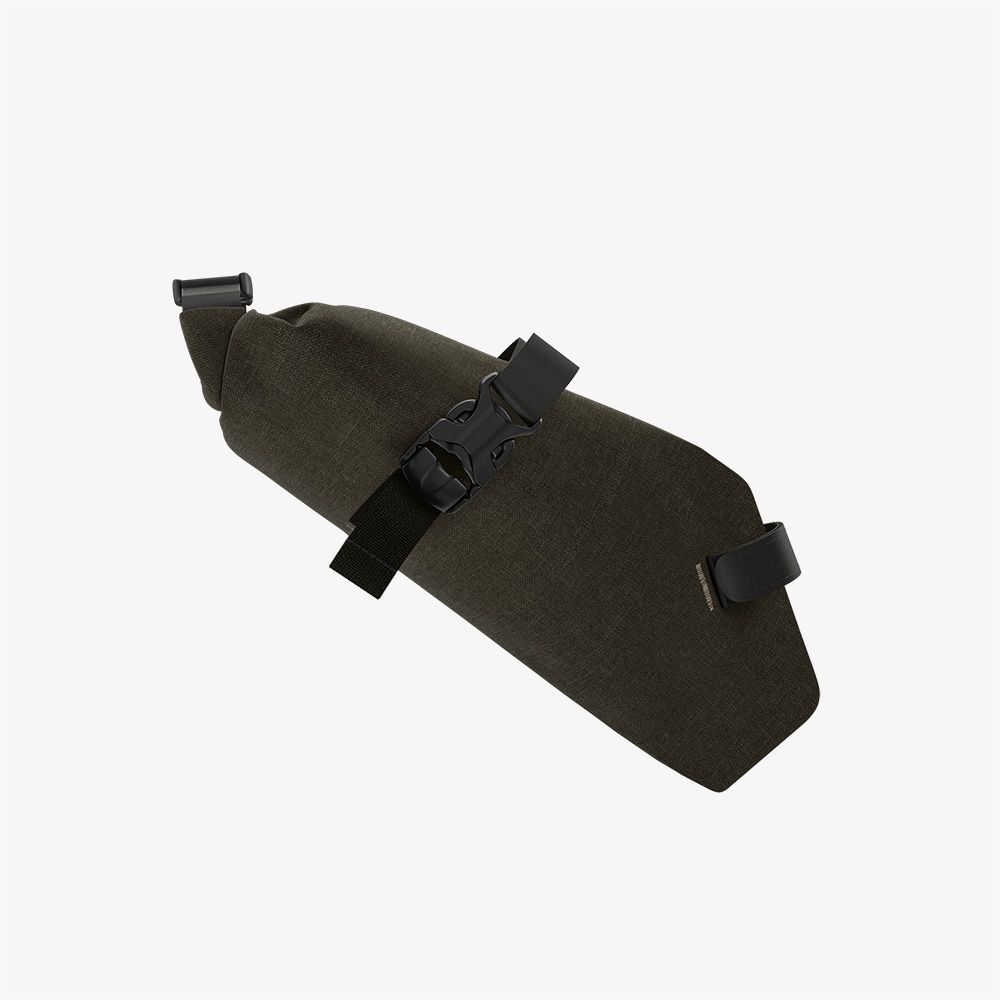 Brooks Saddle Roll Bag - Mud Green
