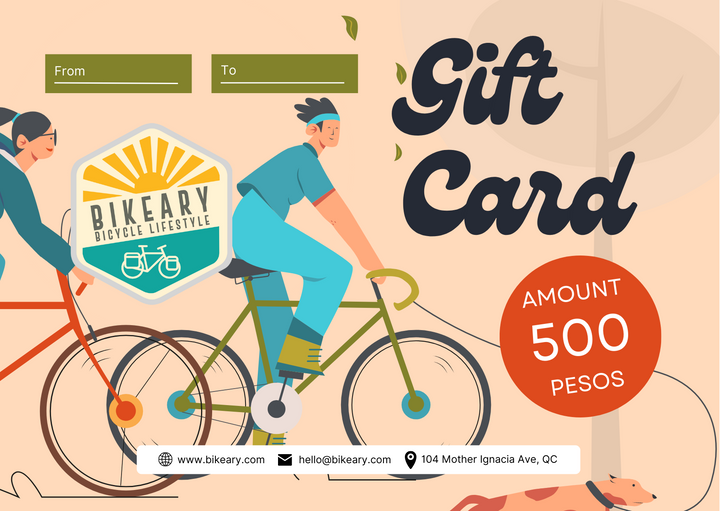 Bikeary Bicycle Lifestyle Gift Card