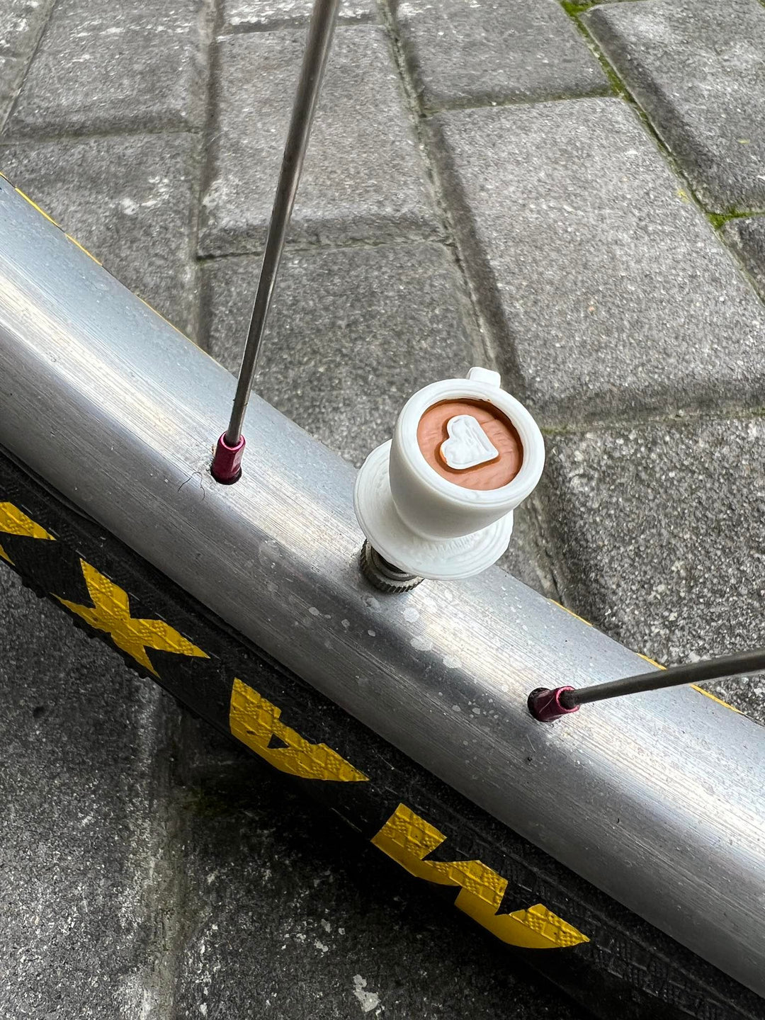 MUGSHOTNYC NOVELTY COFFEE Tire Valve Caps (PRESTA ONLY)