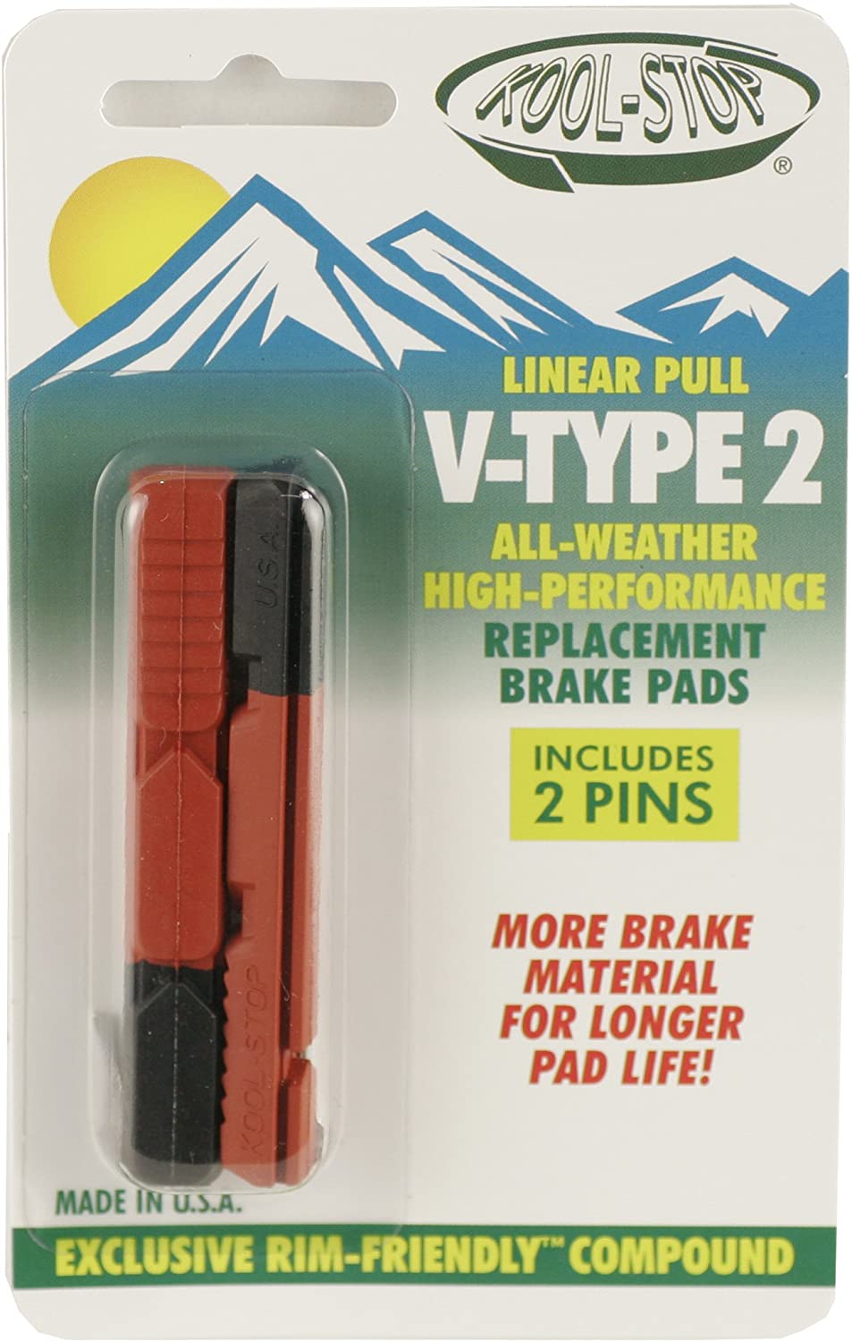 KOOL STOP V-Type 2 V-brake Replacement Pads