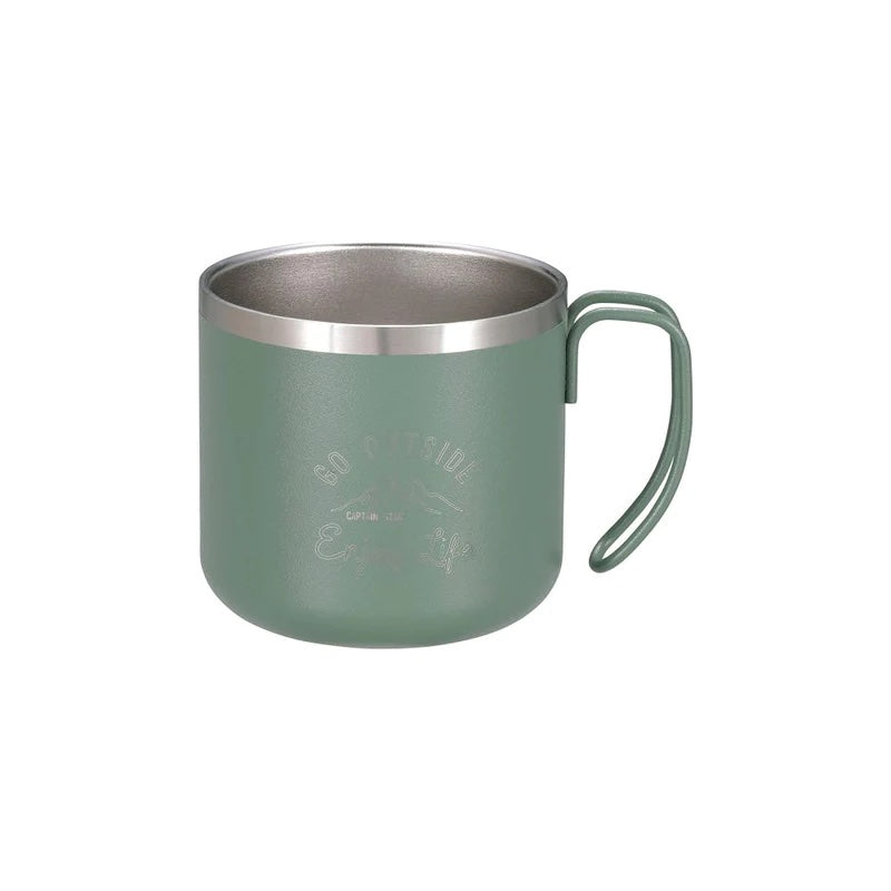 Captain Stag Monte Stainless Steel Mug 350ml