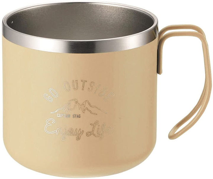 Captain Stag Monte Stainless Steel Mug 350ml