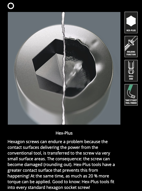Wera 950/9 Hex-Plus Multicolor HF-1 L-Keys with Holding function