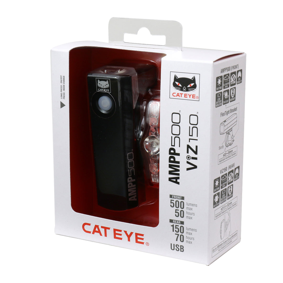 Cateye Combo Kit - AMPP 500 + ViZ150