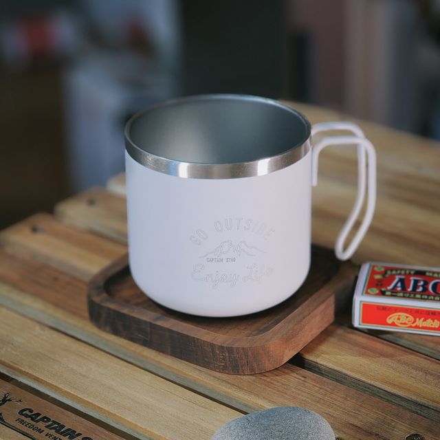 Captain Stag Monte Stainless Steel Mug 350ml