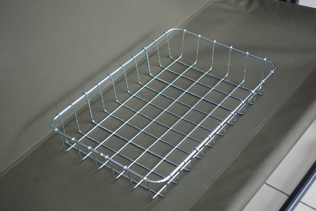 WALD 137 half basket small (plated silver/gloss black)