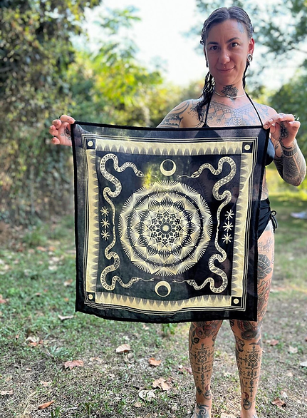 BANDANA OF THE MONTH September 2024 Bandana by Lauren Napolitano