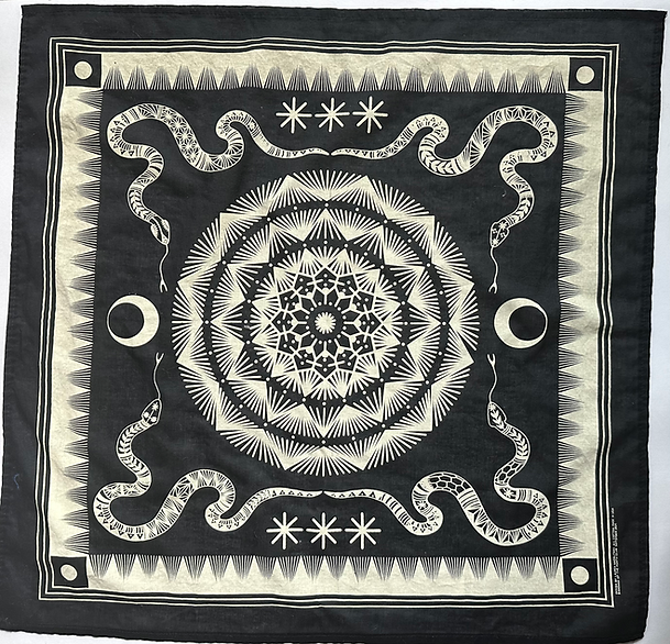 BANDANA OF THE MONTH September 2024 Bandana by Lauren Napolitano