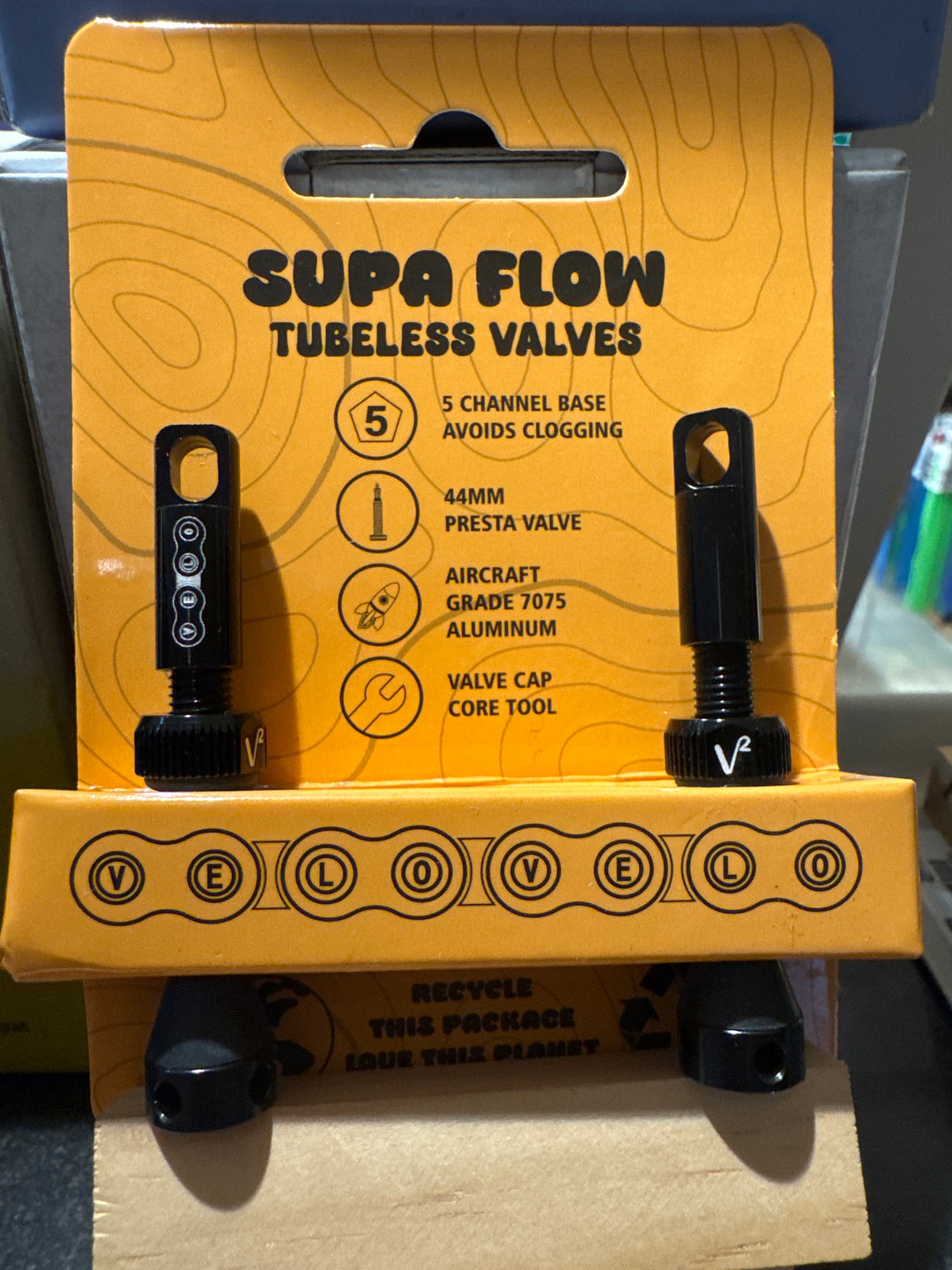 Velo Velo Supa Flow Tubeless Valve 44mm