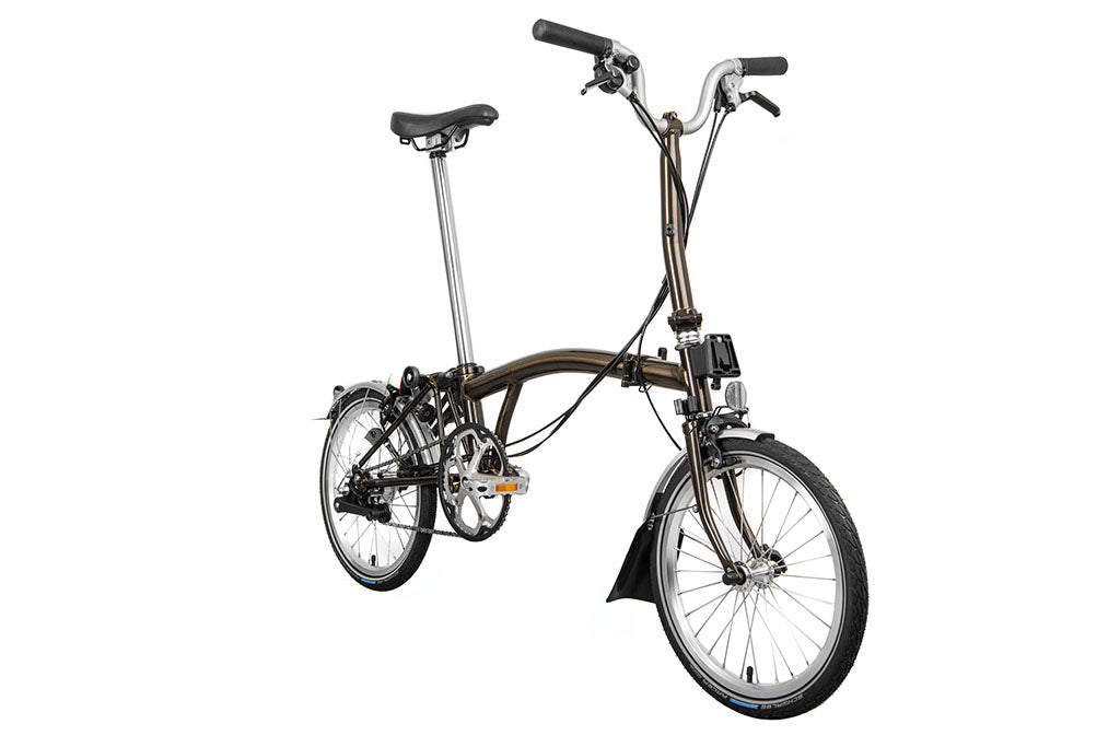 Brompton C-Line Explore - M6L Raw Lacquer (Silver)