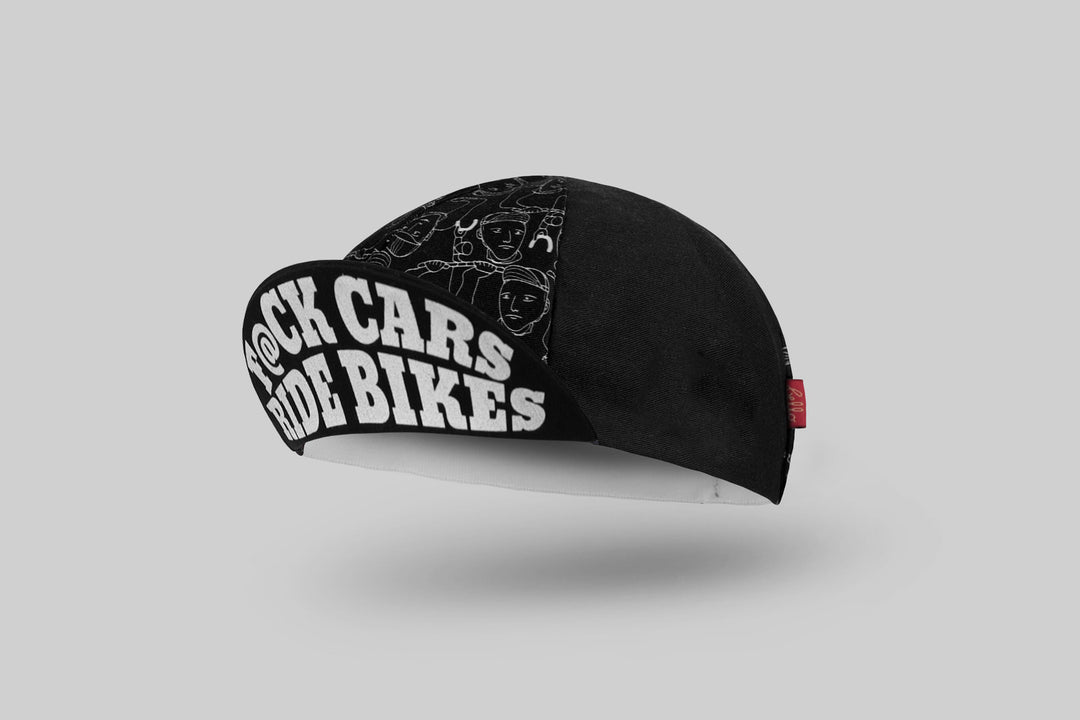 Cycling Cap - F@ck Cars, Ride Bikes