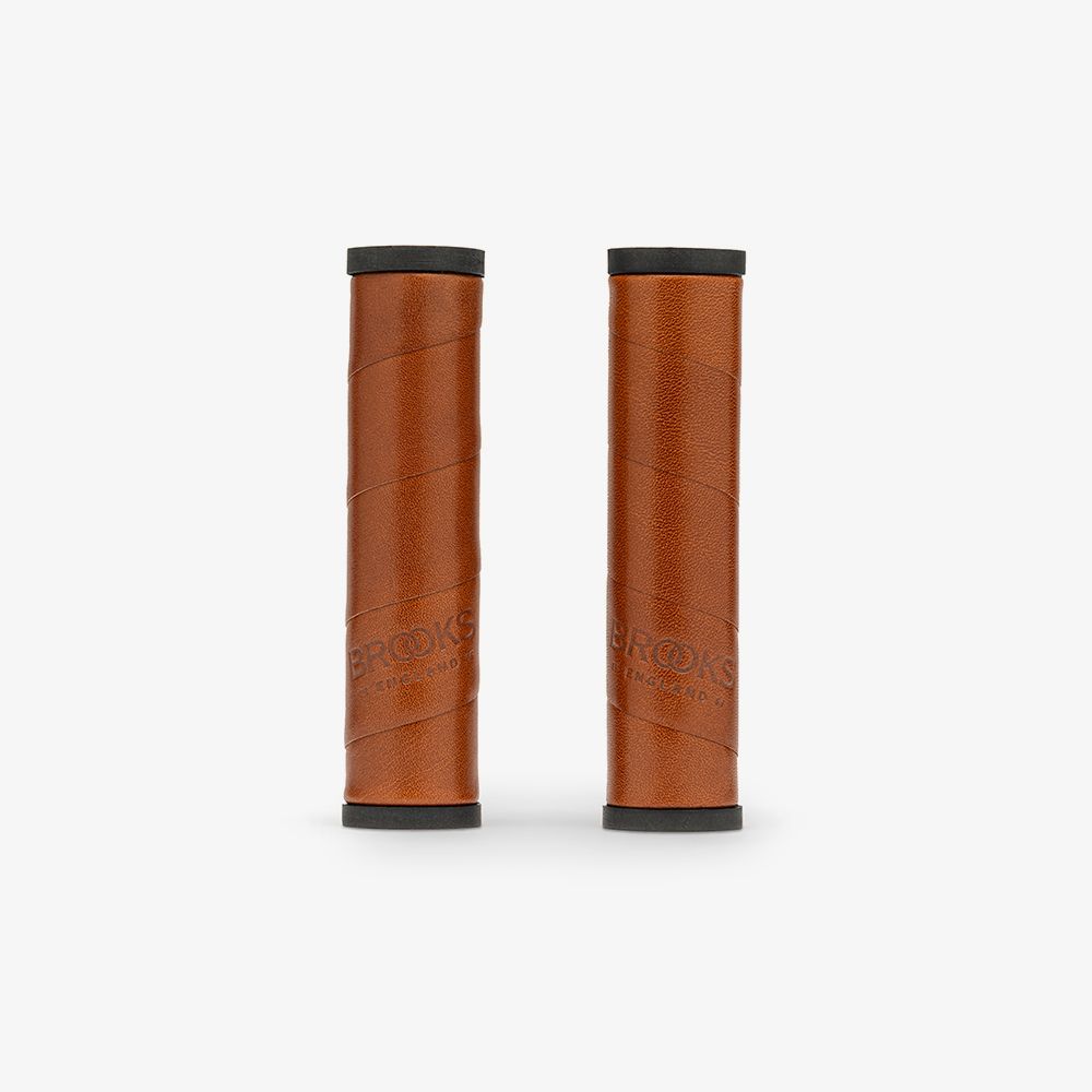 Brooks Willow Leather Grips 130mm