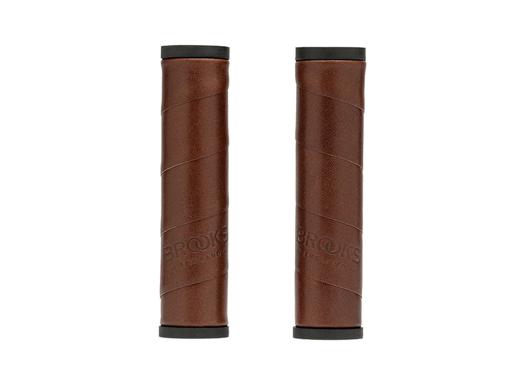Brooks Willow Leather Grips 130mm