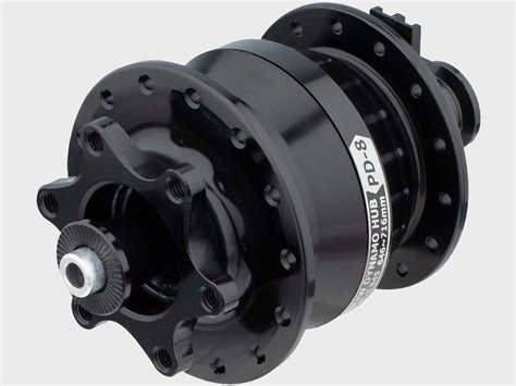 SP Dynamo Hub 6bolt QR 32H Black