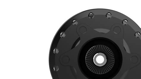 SP Dynamo Hub 6bolt QR 32H Black