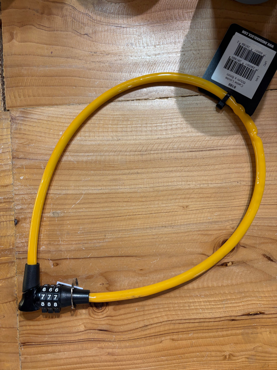 On Guard Lightweight Cable Lock Combo 60cm x 6mmD