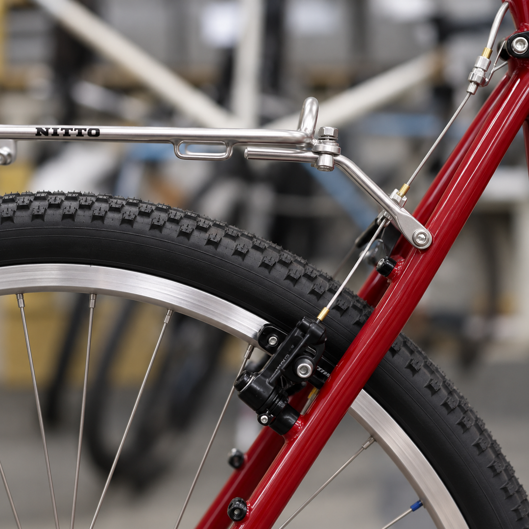 Nitto Short Bend Struts - Silver, Pair