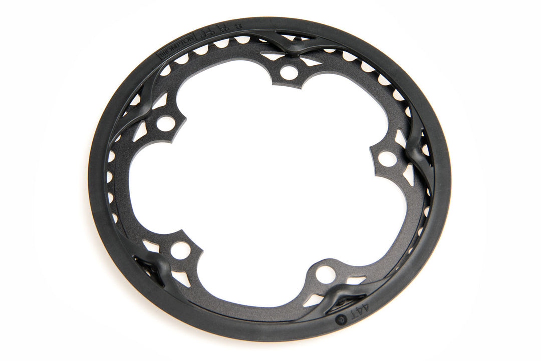 Brompton Chainring + Guard Spider 44T Black