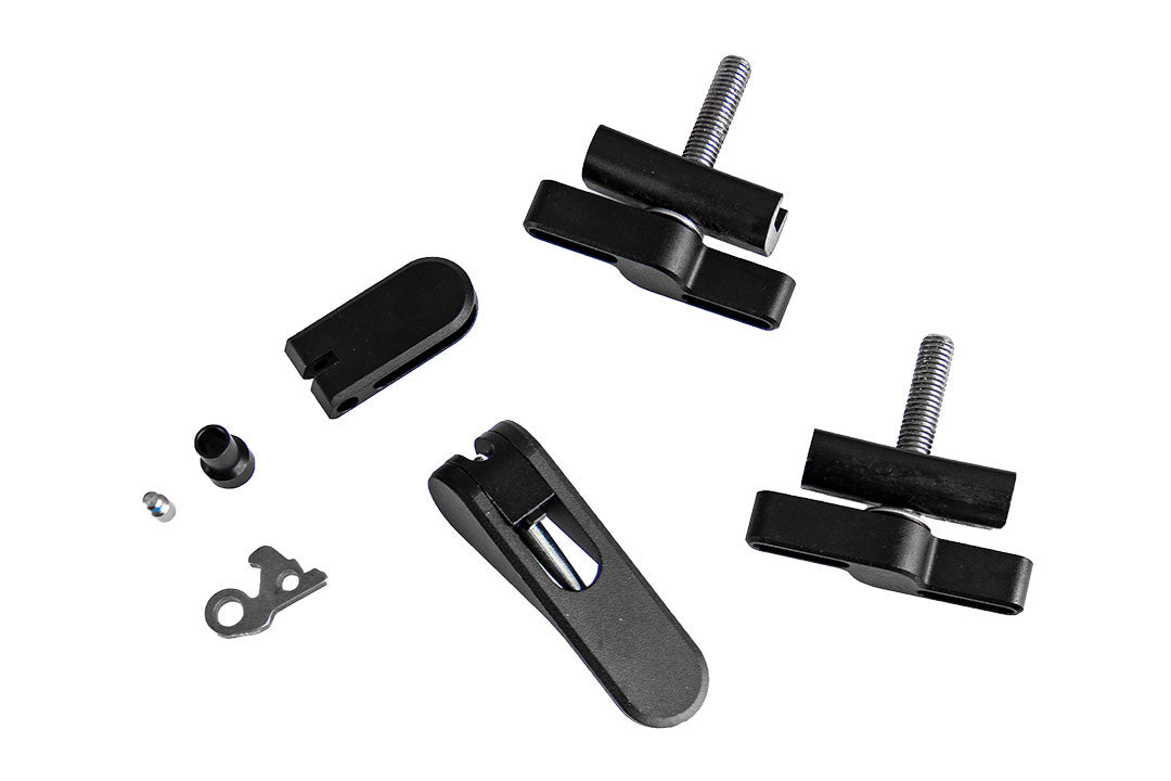 BROMPTON Aluminium Hinge Clamp And Rear Frame Clip Set