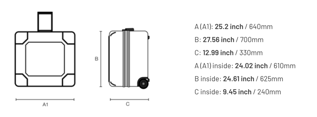 B&W Foldon Bike Hard Case