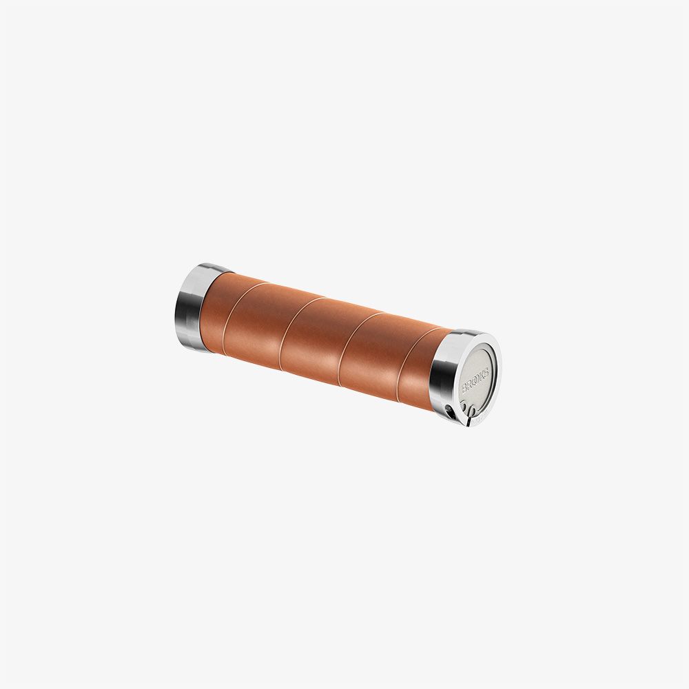 Brooks Slender Leather Grips 130mm