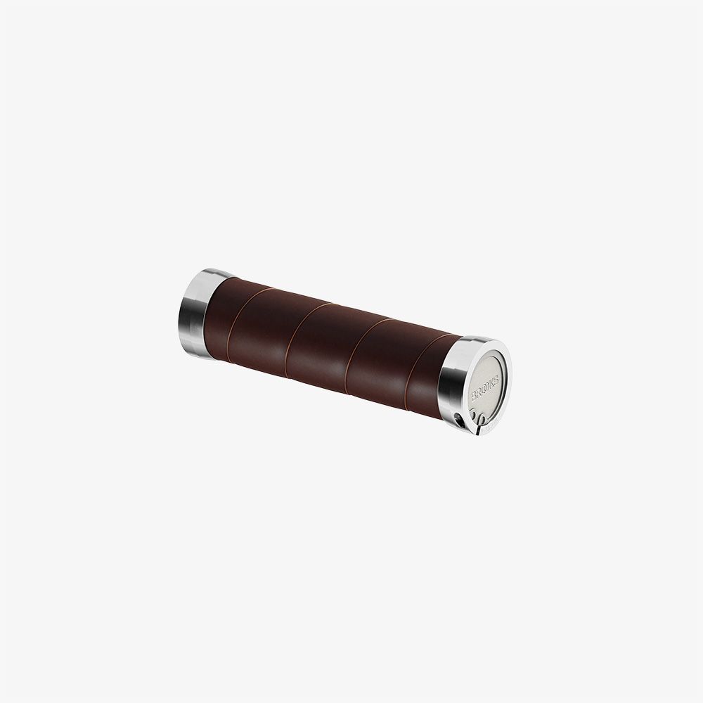 Brooks Slender Leather Grips 130mm