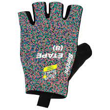 Santini 2022 Tour de France Official Gloves - Planche Des Belles Filles Womens Zwift Official