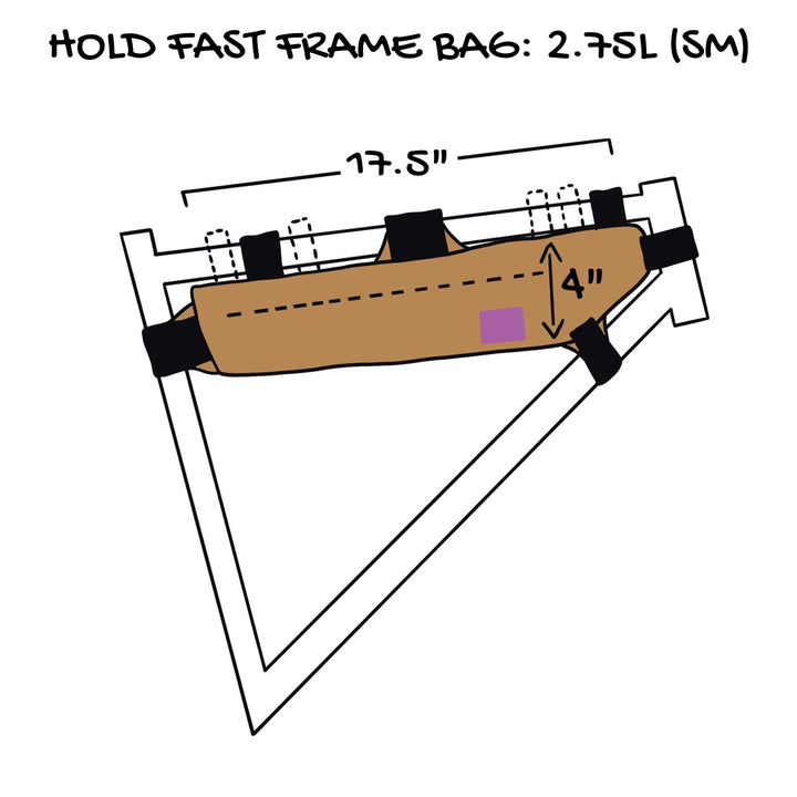 アクセサリー SWIFT INDUSTRIES hold fast frame bag SWIFT INDUSTRIES Hold Fast Half Frame Bag – Bikeary Bicycle