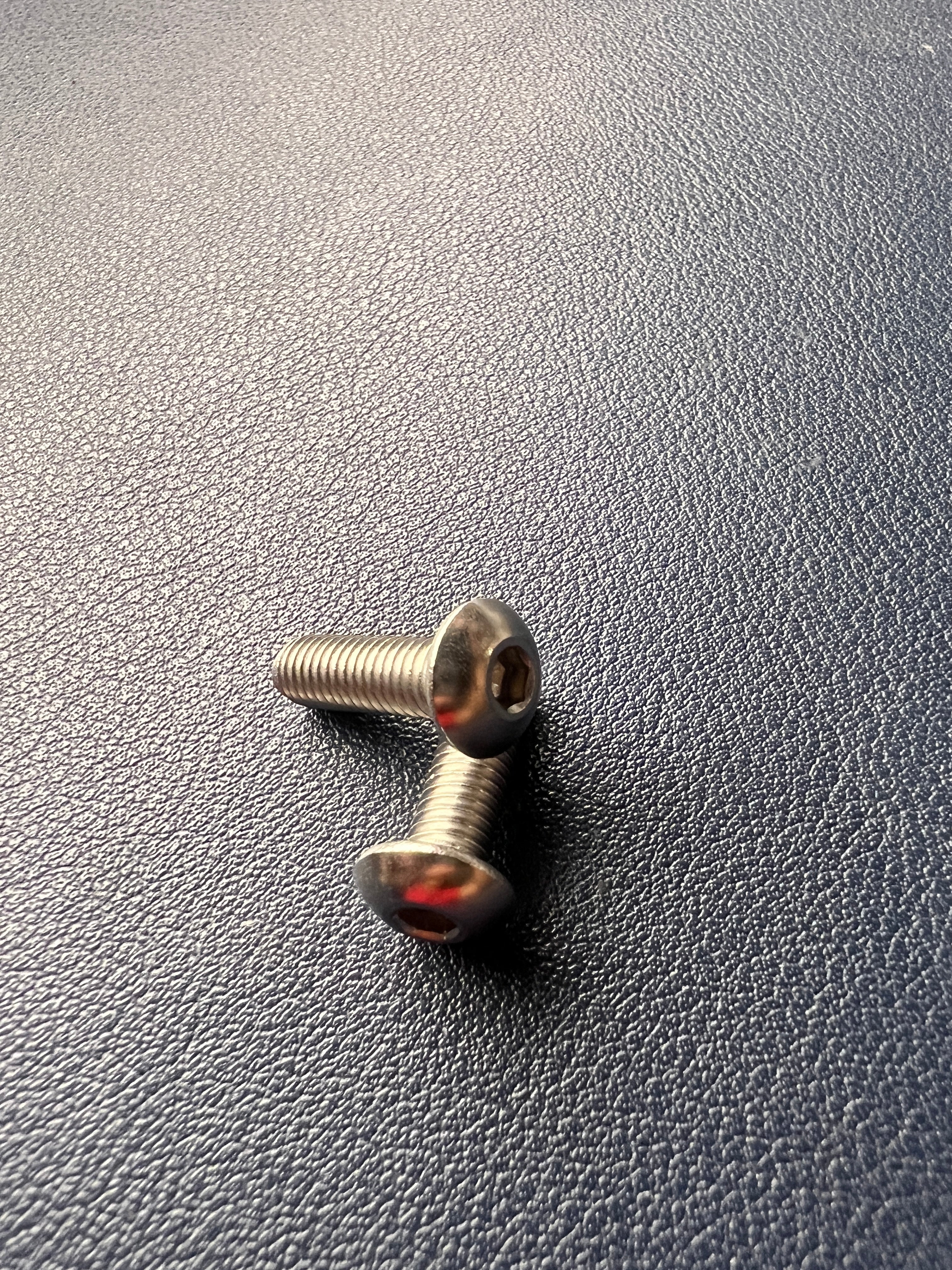 Bottle Cage Bolts, Stainless by pair