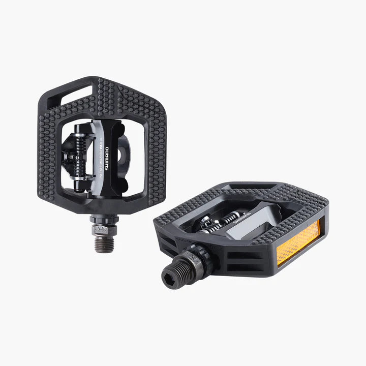 Shimano T421 Click'r Dual Platform SPD Pedals Black