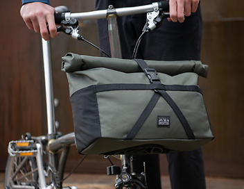 Borough Roll Top Bag - Medium, Olive