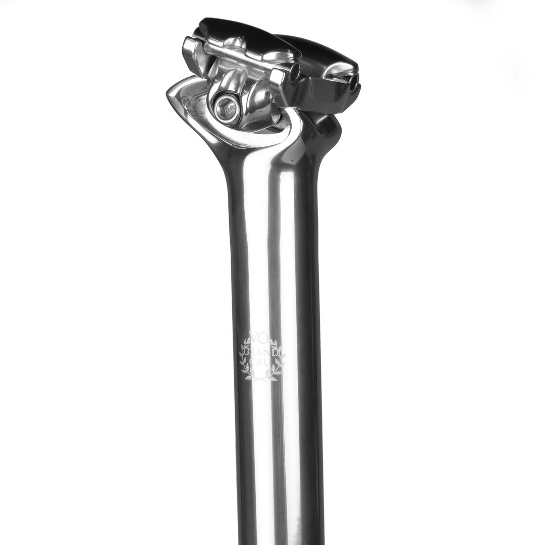 Grand Cru 0 Setback Seatpost, 27.2 - SILVER