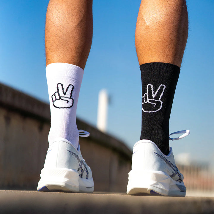 Sporcks Socks - UP ✌🏼 Black & White
