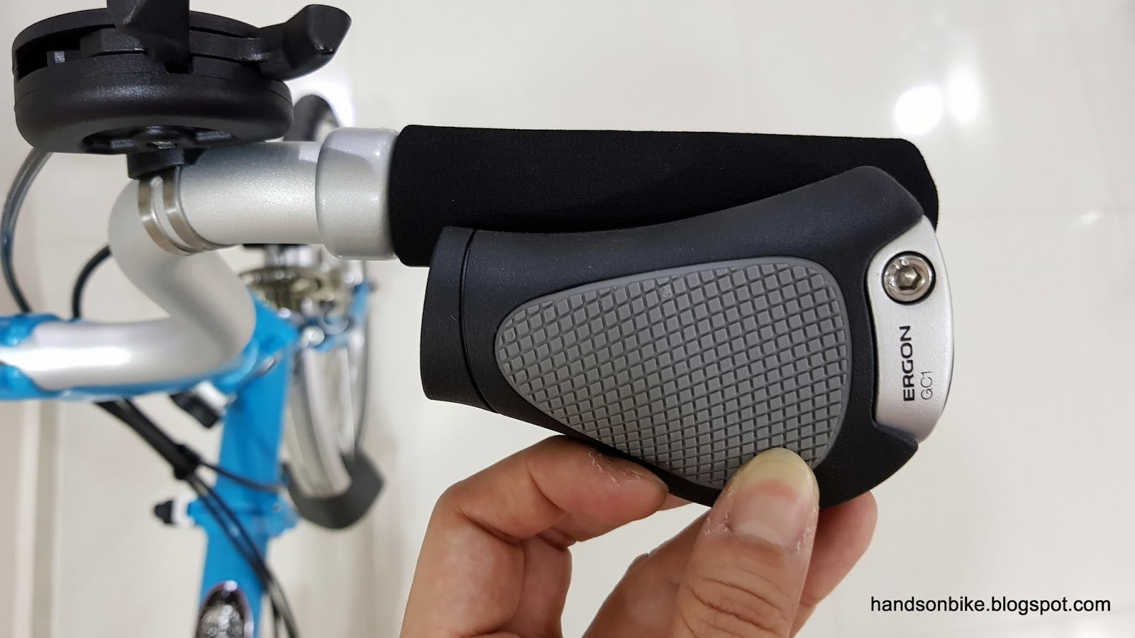 Ergon GP1-L Black GripShift